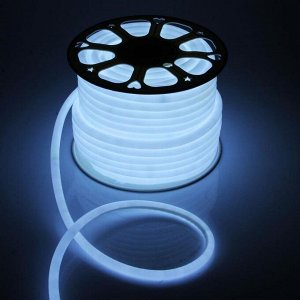 Гибкий неон круглый, D=16 мм, 50 м, LED/м-120-SMD2835-220V, БЕЛЫЙ