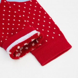 Носки женские новогодние Collorista "Совушки", цвет красный, р-р 36-40 (23-25 см)