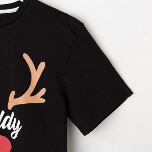 Футболка новогодняя мужская KAFTAN "Хmas dad" размер
