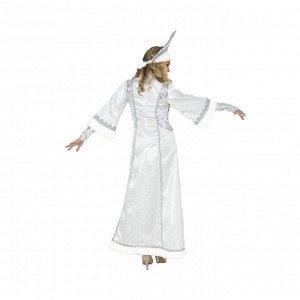 Карнавальный костюм «Снегурочка Метелица», платье, рукава, кокошник, р. 48