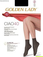 Golden Lady Ciao 40 Носки женские не формованные, с прозрачным мыском 2пары