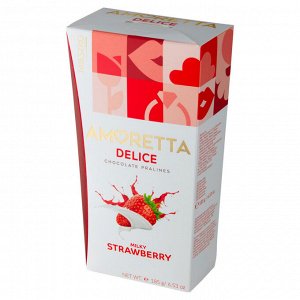 Конфеты MIESZKO AMORETTA DELICE Strawberry 185 г 1 уп.х 12 шт.