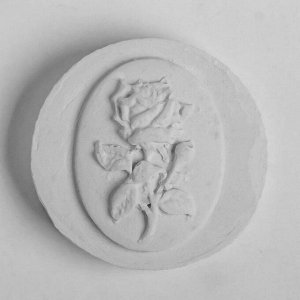 Молд силикон "Роза в овале" 3,8х2,8 см МИКС
