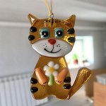 Сувенир &quot;Тигренок с ромашкой&quot;