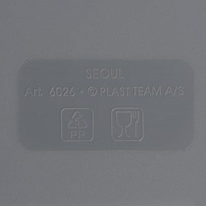 Корзинка Seoul, 21 л, 29,5?29,5?29,5 см, цвет графитовый