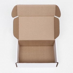 Коробка самосборная "Почтовая", белая, 26 х 17 х 8 см