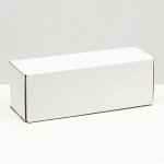 Коробка под бутылку, белая, 12 х 33,6 х 12 см