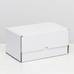 Коробка самосборная &quot;Почтовая&quot;, белая, 30 х 20 х 15 см
