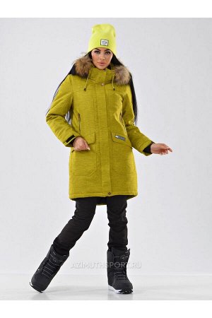 Женская куртка-парка Azimuth B 21802_102 Горчица