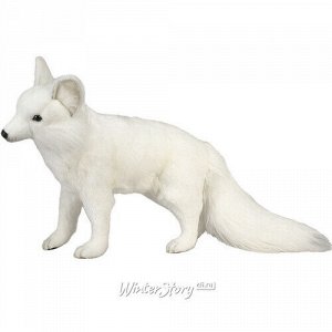 Мягкая игрушка Лиса белая стоящая 40 см (Hansa Creation)