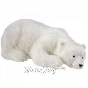 Декоративная фигура Медведь Отто 26 см лежащий (Kaemingk)