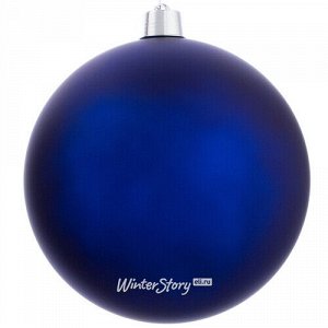 Пластиковый шар 30 см синий матовый, Winter Decoration (Winter Decoration)