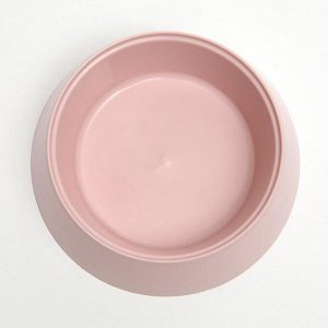 Миска 14,5 х 4,7 см, 0,3 л, розовый