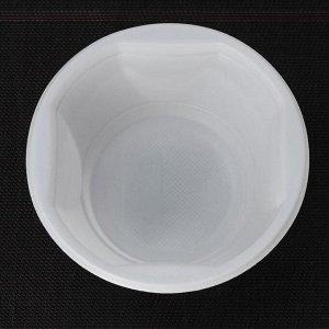 Набор одноразовых суповых тарелок, 500 мл, 6 шт, цвет белый