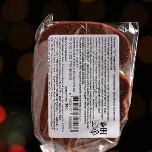 Печенье шоколадное на палочке «Зимнее», Дед Мороз, 30 г