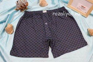 Трусы мужские семейные х/б 100% р-р 48-60 Арт. EURO TEXTILE  с пуговицами  (к.7737)
