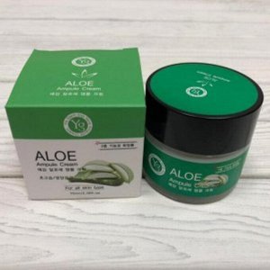 Ye Gam Top Plus Aloe Acid Ampoule Cream Ампульный крем для лица с экстарктом алое, 80гр.