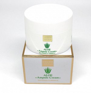 Ye Gam Top Plus Aloe Acid Ampoule Cream Ампульный крем для лица с экстарктом алое, 80гр.