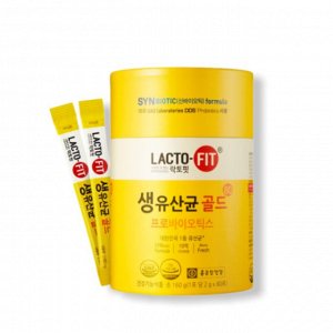 Lacto-Fit Gold Chong Kun Dang Probiotics Пробиотики для кишечника 1упак(2гр*90шт)