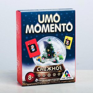 Новогодняя игра «UMOmomento. Снежное», 70 карт