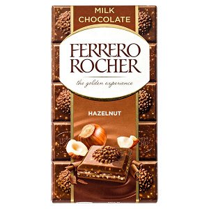 Шоколад FERRERO ROCHER MILK Hazelnut 90 г 1/8