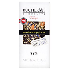 Шоколад BUCHERON VILLAGE 72% Миндаль Черника Фисташка 100 г