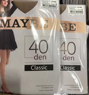 Колготки капроновые "Maybe" 40 ден.