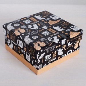 Набор подарочных коробок 6 в 1 «Мужской крафт», 10 х 10 х 6 - 20 х 20 х 11 см