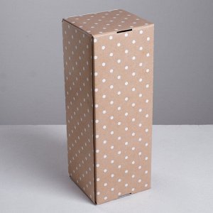 Коробка складная «Крафт», 12 х 33,6 х 12 см