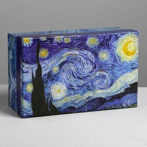 Коробка прямоугольная «Ван Гог. Звездная ночь», 20 х 12.5 х 7.5 см