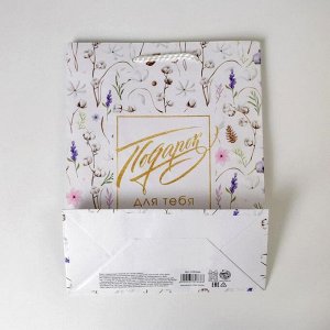 Пакет ламинированный «Gift for you», MS 18 х 23 х 8 см