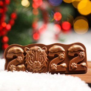 Шоколад фигурный 2в1 "2022 + Дед Мороз", 115 г
