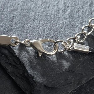 Амулет "Защита дракона" на шнурке, цвет серебро