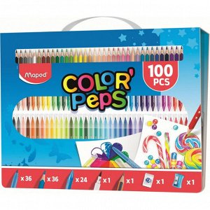 Набор для рисования Maped COLOR'PEPS KIT 100 предметов, 907003...