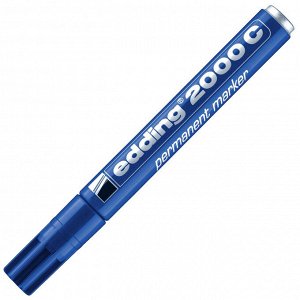 Маркер перманентный EDDING 2000C/3 BL синий, 1,5-3мм металл.корп....