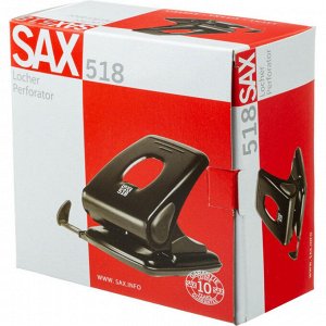 Дырокол SAX 518 до 40л., металл, с лин., черный, Австрия-Венгрия...