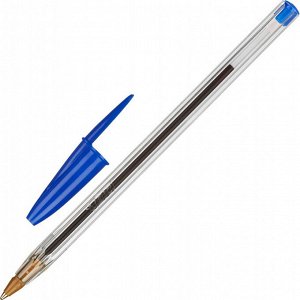 Ручка шариковая неавтоматическая BIC Cristal синий 0,32 мм Франц...