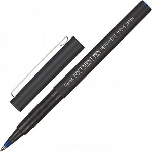 Роллер PENTEL Document Pen 0,3мм метал.клип, синий ст. Япония...