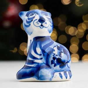 Сувенир "Тигр Лидер", одноцветный, 8,8 см