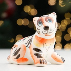 Сувенир "Тигр Алтай", разноцветный, 7,7 см