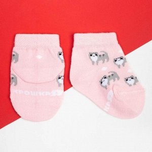 Набор новогодних носков Крошка Я "Котик", 2 пары, 8-10 см