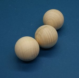 056-7873 Шар деревянный, 2,5 см