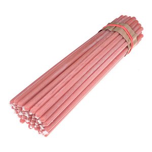 SWD023-10 Литая восковая свеча 20х0,6см, 1 час, цвет розовый