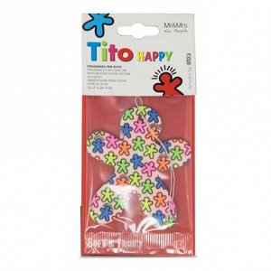 Ароматизатор  Tito Happy Paper Multicolored White - Soft & Fruity