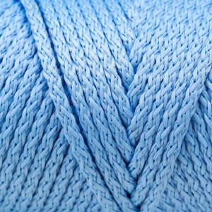 Шнур для вязания "Классик" без сердечника 100% полиэфир ширина 4мм 100м (светло-голубой)
