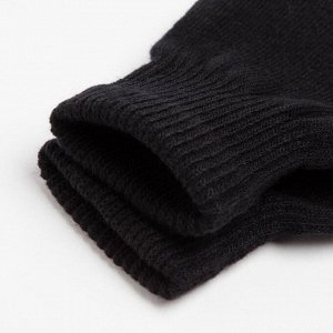 Перчатки мужские, цвет чёрный, размер 21х9