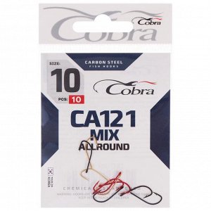 Крючки Cobra ALLROUND CA121 mix, №10 10 шт.