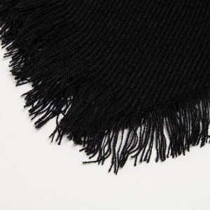 Платок женский текстильный, цвет чёрный, размер 75х75
