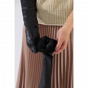 Перчатки женские, размер 7, цвет чёрный