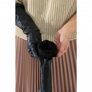 Перчатки женские, размер 8, цвет чёрный